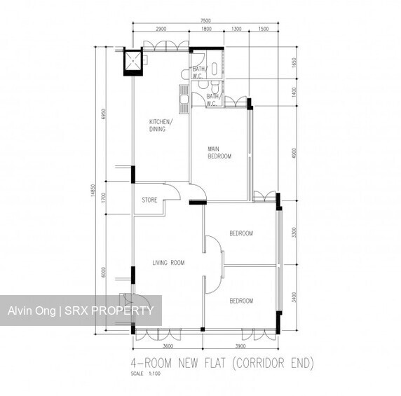Blk 22 Marsiling Green (Woodlands), HDB 4 Rooms #579296471